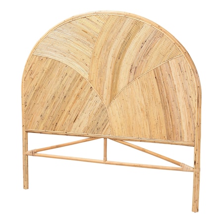 Bali & Pari Seana Bohemian Honey Rattan Queen Size Standalone Headboard 244-13630-ZORO